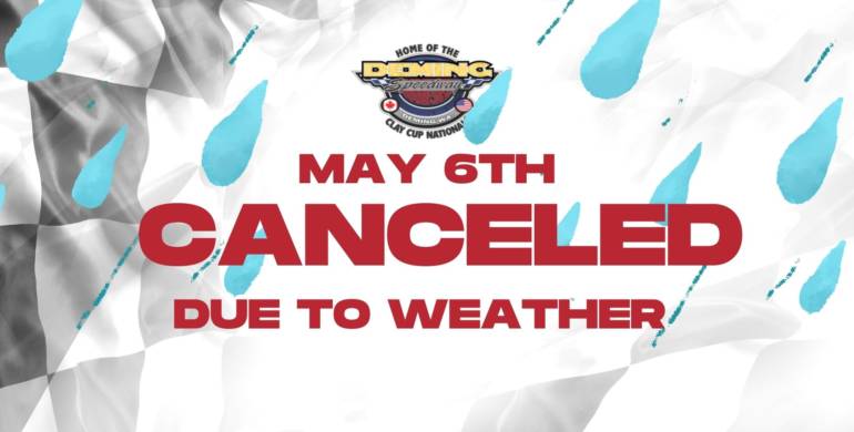 Mother Nature wins… RACE CANCELED May 6th