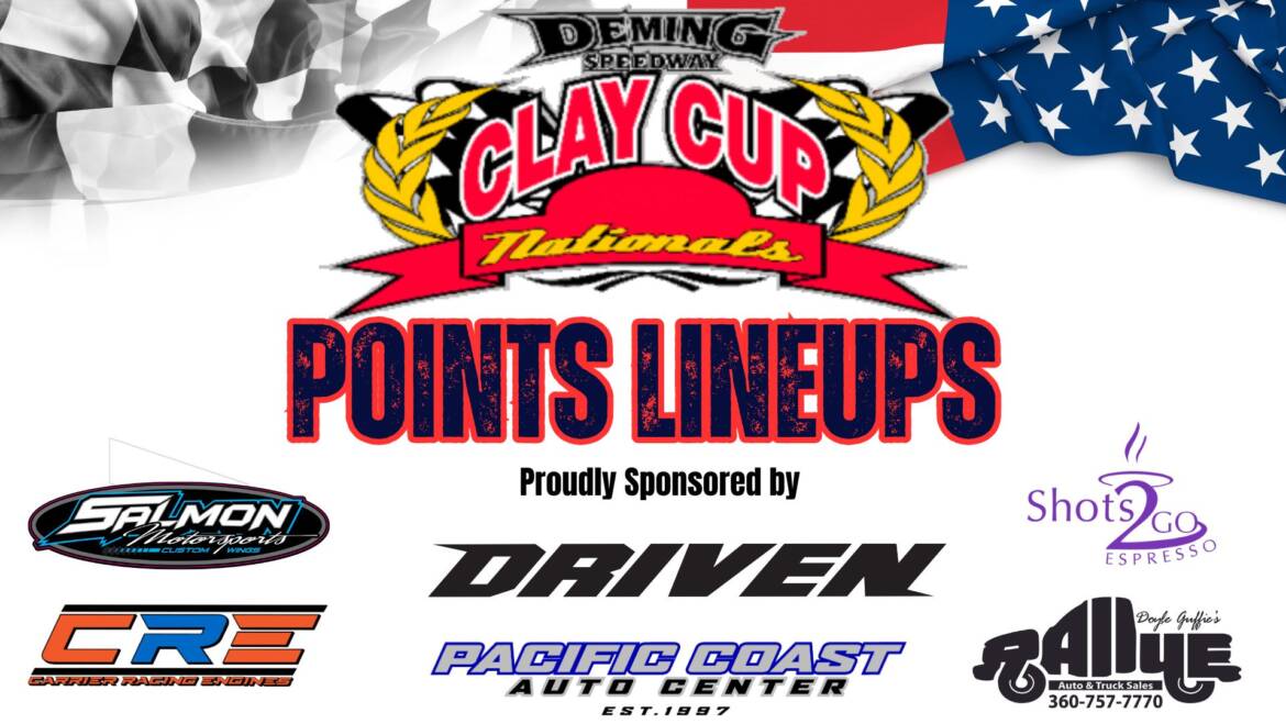 Clay Cup Final Points for Saturday’s Mains