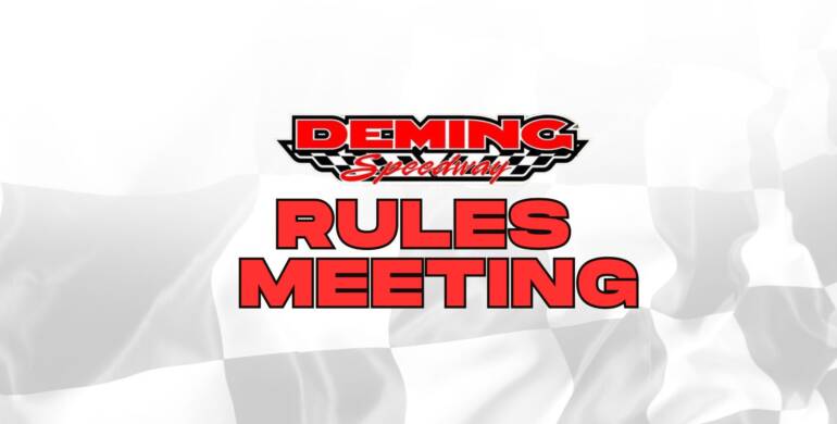 Deming Speedway Annual Meeting – Save the Date!